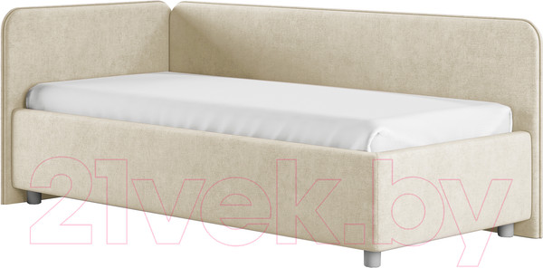 Изображение товара Каркас кровати Сонум Capri L 90x200 (микровелюр кремовый)
