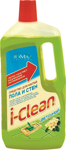 Изображение товара Чистящее средство для пола I-Clean Цветочный для пола и стен (1л)