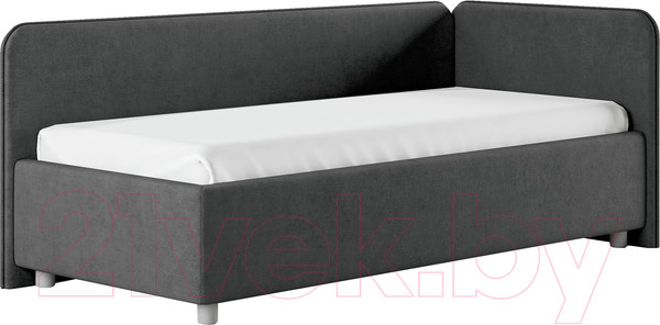 Изображение товара Каркас кровати Сонум Capri R 90x200 (микровелюр серый)