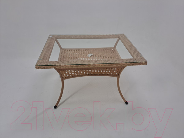 Изображение товара Стол садовый AIKO Deco 7035П стол-2 прямоугольный 120x90x75 (6 мест)