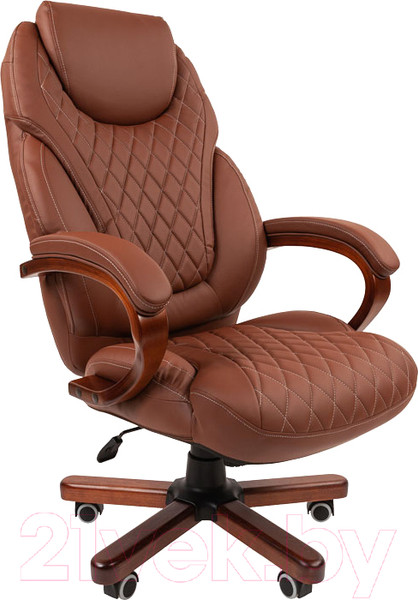 Изображение товара Кресло офисное Chairman 406 N (экопремиум, коричневый)