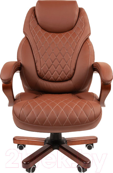 Изображение товара Кресло офисное Chairman 406 N (экопремиум, коричневый)