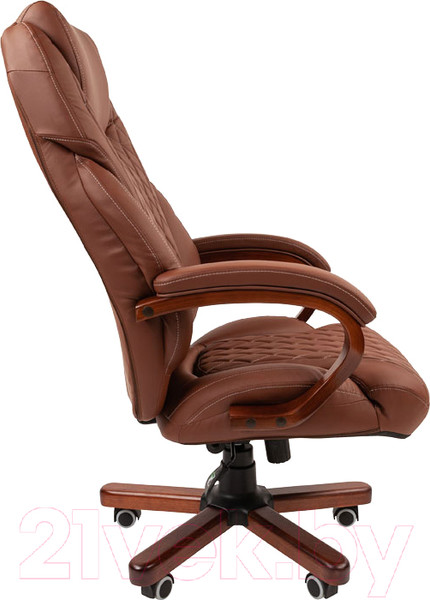 Изображение товара Кресло офисное Chairman 406 N (экопремиум, коричневый)