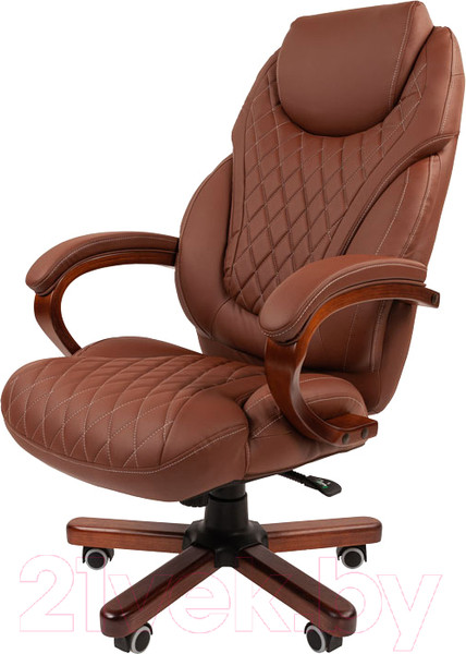 Изображение товара Кресло офисное Chairman 406 N (экопремиум, коричневый)