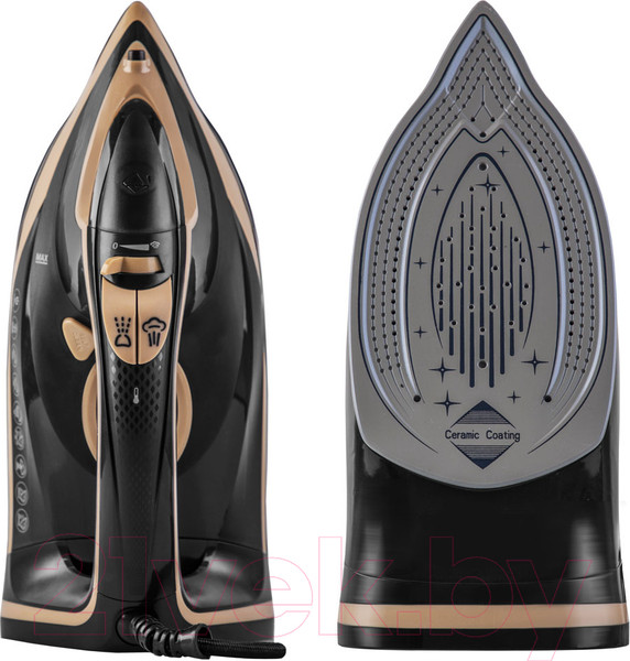 Изображение товара Утюг Endever Delta-226 (черный/бежевый)