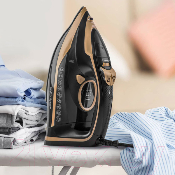 Изображение товара Утюг Endever Delta-226 (черный/бежевый)