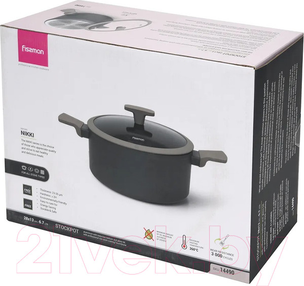 Изображение товара Кастрюля Fissman Nikki 14490