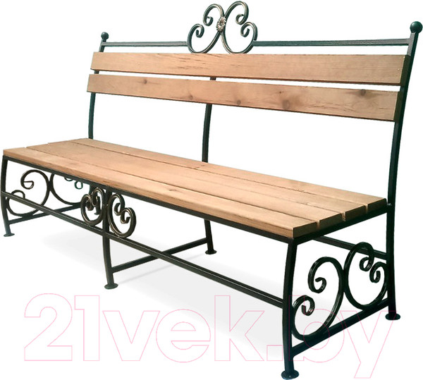 Изображение товара Скамья садовая СтальСнабДизайн ЛК-4