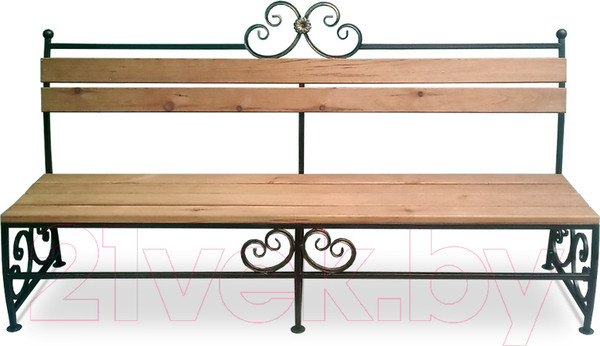 Изображение товара Скамья садовая СтальСнабДизайн ЛК-4