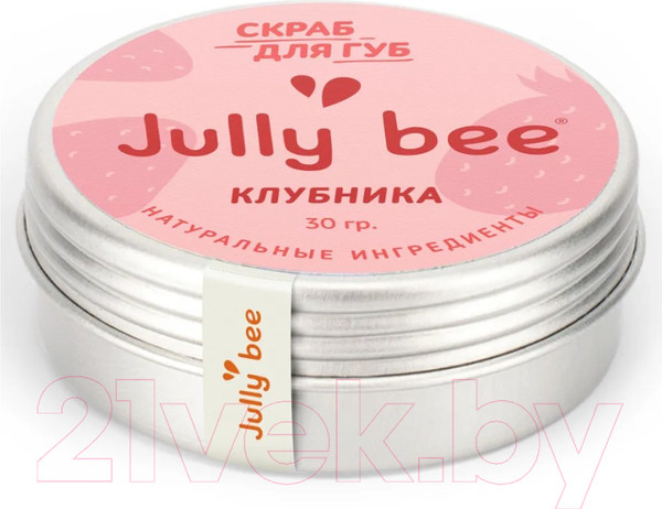 Изображение товара Скраб для губ Jully Bee Клубника (30г)