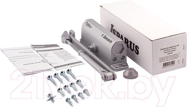 Изображение товара Доводчик с рычагом Нора-М Isparus 430 (серый)