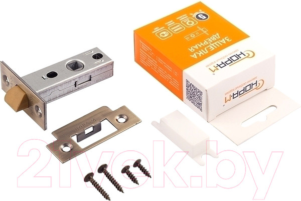 Изображение товара Защелка врезная Нора-М С-45П (старая бронза)