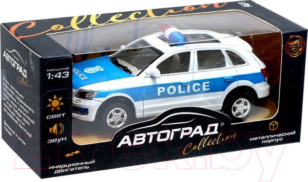 Изображение товара Масштабная модель автомобиля Автоград Полицейский джип / 1740074