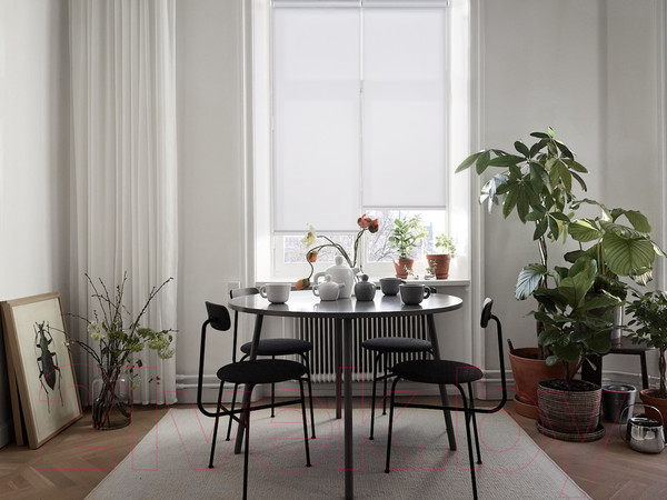 Изображение товара Рулонная штора Эскар Лайт 120x160 / 29151201601 (белый)