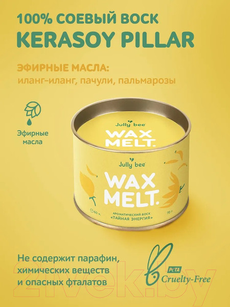 Изображение товара Воск для аромалампы Jully Bee Тайная энергия (70г)