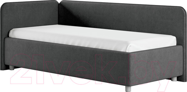 Изображение товара Каркас кровати Сонум Capri L 90x200 (микровелюр серый)