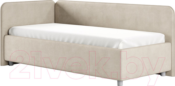 Изображение товара Каркас кровати Сонум Capri L 90x200 (замша кремовый)