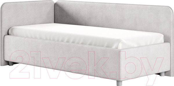 Изображение товара Каркас кровати Сонум Capri L 90x200 (замша пепельный)