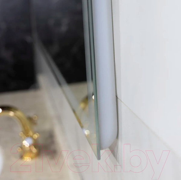 Изображение товара Зеркало Пекам Greta 80x110 / greta-80x110dcl (с подсветкой, с сенсором на взмах руки, часами)