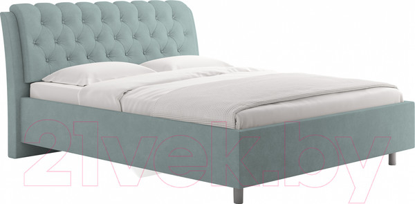 Изображение товара Каркас кровати Сонум Olivia 90x200 (замша мятный)