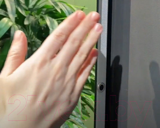 Изображение товара Зеркало Пекам Greta 80x110 / greta-80x110dpcl (с подсветкой, с сенсором на взмах руки, подогрев, часы)