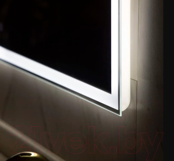 Изображение товара Зеркало Пекам Greta 140x80 / greta-140x80d (с подсветкой, с сенсором на взмах руки)