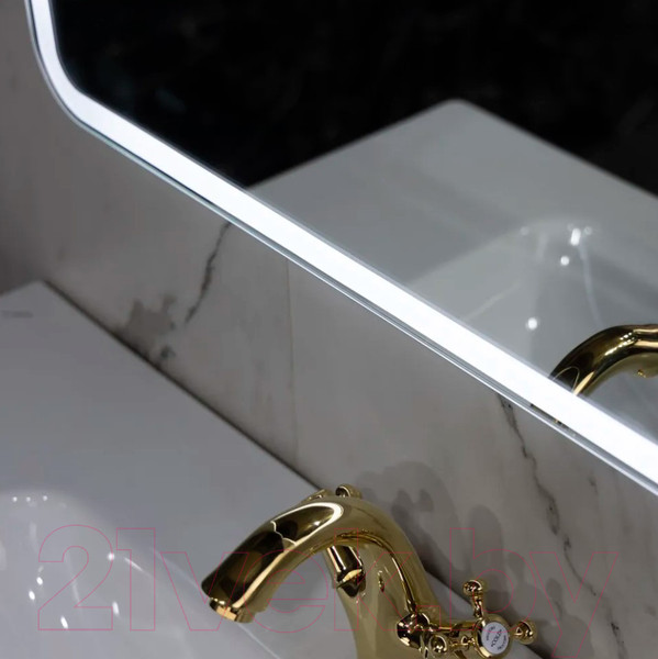 Изображение товара Зеркало Пекам Marta 1 80x110 / marta1-80x110 (с подсветкой, с механической клавишей)