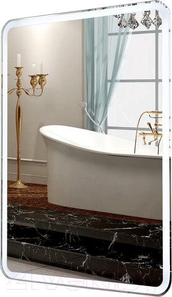 Изображение товара Зеркало Пекам Marta 1 80x110 / marta1-80x110 (с подсветкой, с механической клавишей)