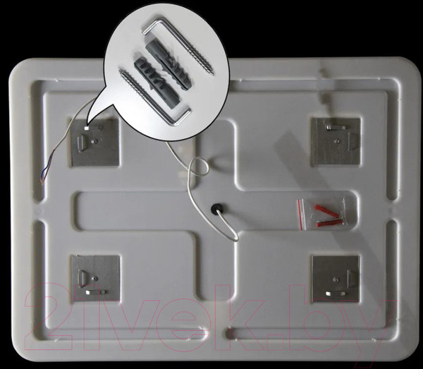 Изображение товара Зеркало Пекам Marta 1 140x80 / marta1-140x80d (с подсветкой, с сенсором на взмах руки)