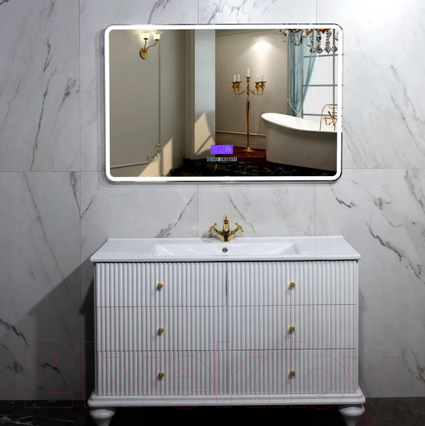 Изображение товара Зеркало Пекам Marta 1 80x60MP / marta1-80x60MP (с подсветкой, с многофункциональной панелью, подогревом)