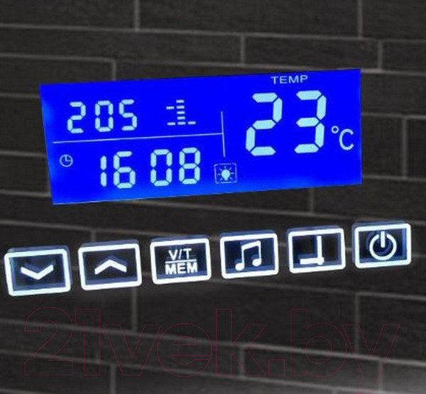 Изображение товара Зеркало Пекам Marta 1 80x60MP / marta1-80x60MP (с подсветкой, с многофункциональной панелью, подогревом)