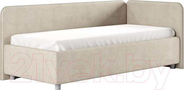 Изображение товара Каркас кровати Сонум Capri R 90x200 (замша кремовый)