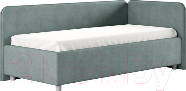 Изображение товара Каркас кровати Сонум Capri R 90x200 (замша мятный)