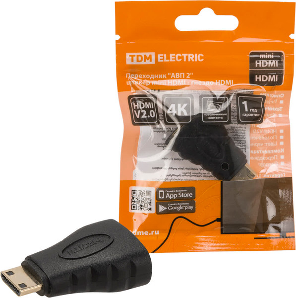 Изображение товара Адаптер TDM АВП 2 Mini HDMI / SQ4040-0102