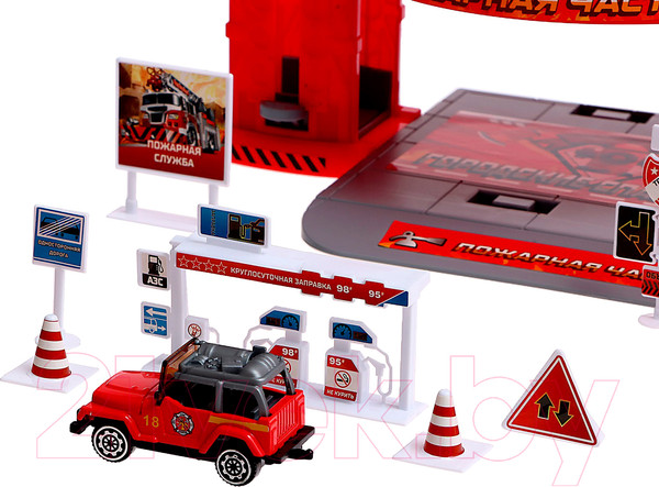 Изображение товара Паркинг игрушечный Автоград Пожарная часть / 6961077