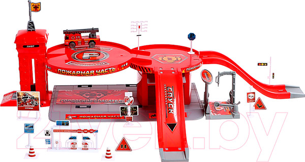 Изображение товара Паркинг игрушечный Автоград Пожарная часть / 6961077