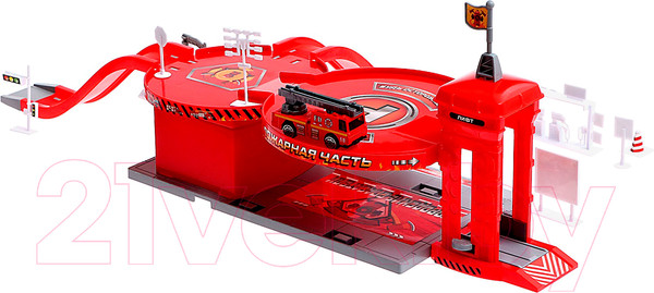 Изображение товара Паркинг игрушечный Автоград Пожарная часть / 6961077