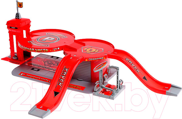 Изображение товара Паркинг игрушечный Автоград Пожарная часть / 6961077
