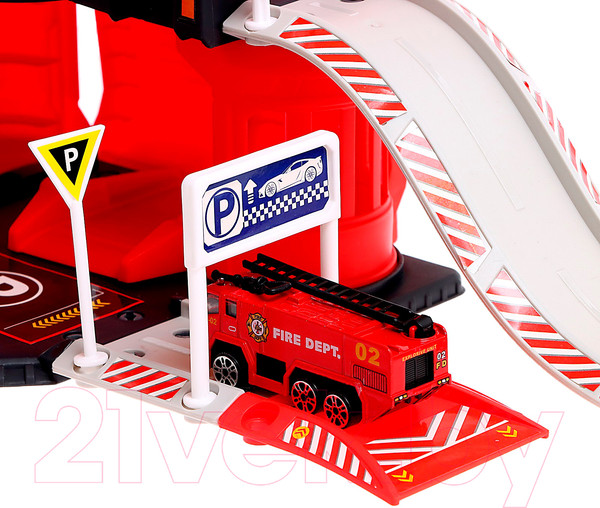Изображение товара Паркинг игрушечный Автоград Пожарная станция / 7573936