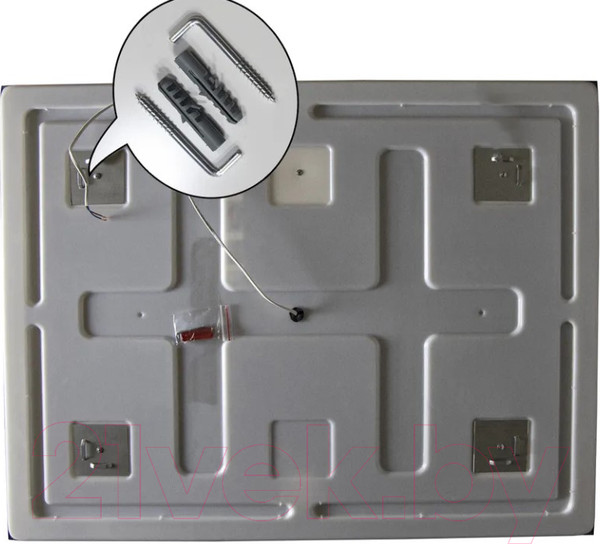 Изображение товара Зеркало Пекам Greta 110x80 / greta-110x80d (с подсветкой,с сенсором на взмах руки)