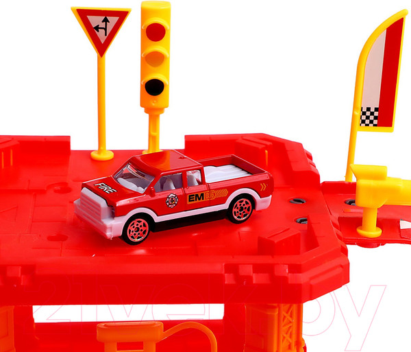 Изображение товара Паркинг игрушечный Автоград Пожарная станция / 7573932