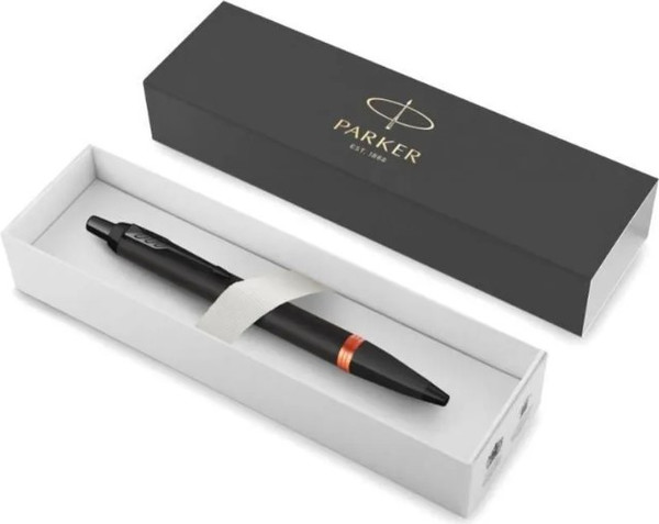 Изображение товара Ручка шариковая имиджевая Parker IM Professionals Flame Orange BT / 2172946 (синий)