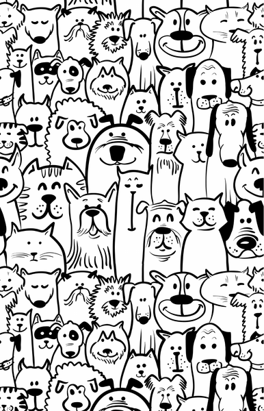 Изображение товара Раскраска-антистресс АСТ Котята и щеночки. Кто милее? Раскраски антистресс (Ом Томас)