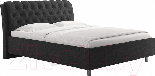 Изображение товара Каркас кровати Сонум Olivia 90x200 (кашемир графитовый)