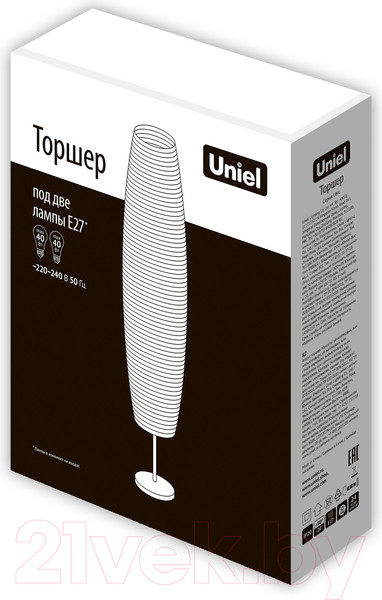 Изображение товара Торшер Uniel UML-T410 / UL-00010192 (белый)