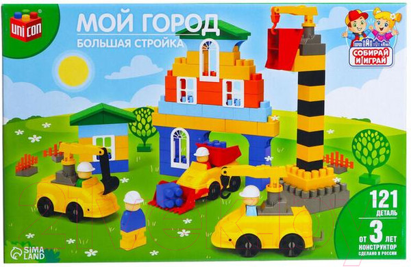 Изображение товара Конструктор Соломон Большая стройка Мой город / 7045757