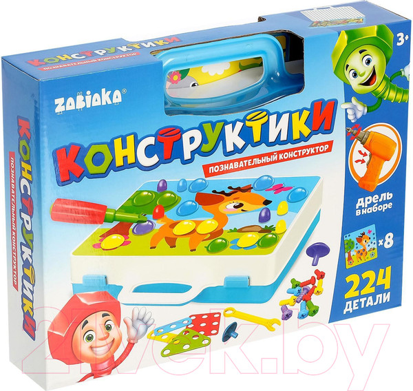 Изображение товара Конструктор Unicon Конструктики с шуруповертом / 4348344