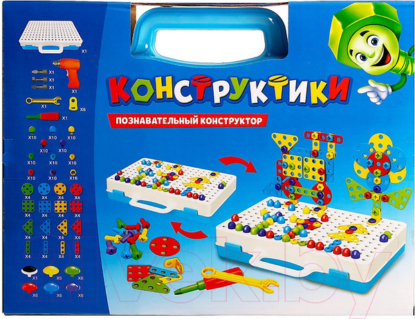 Изображение товара Конструктор Unicon Конструктики с шуруповертом / 4348344