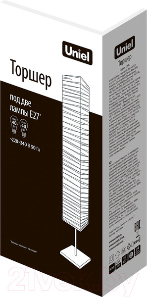 Изображение товара Торшер Uniel UML-T400 / UL-00010191 (белый)