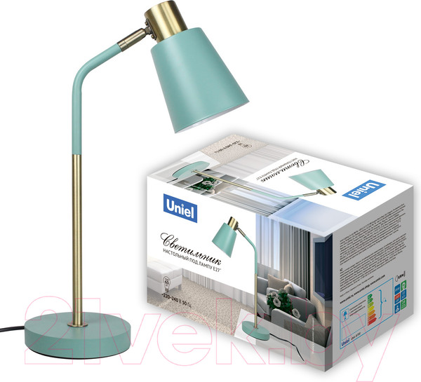 Изображение товара Настольная лампа Uniel UL-00010154 (зеленый)
